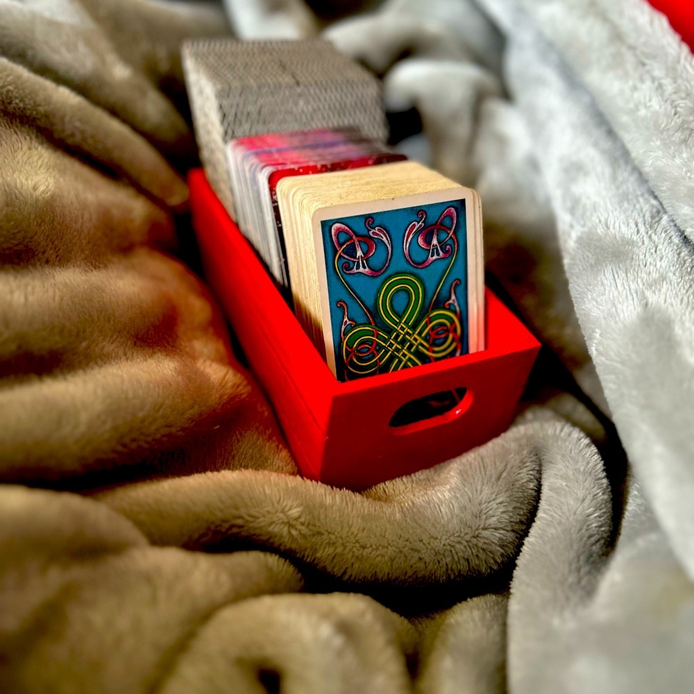 Tarot card box - card holder - handmade